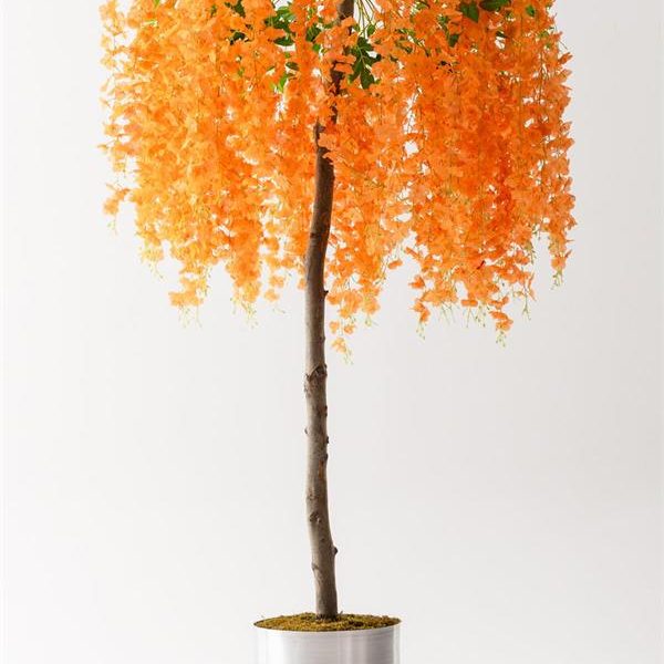 Yapay Akasya Ağacı Turuncu 180 Cm