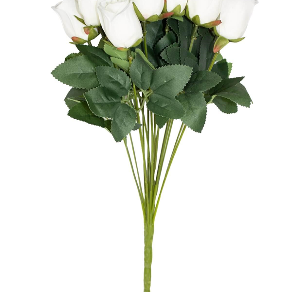 Yapay Gül Çiçeği Beyaz
