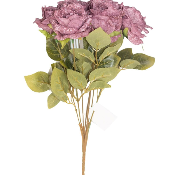 Yapay Gül Çiçeği Pastel Mor