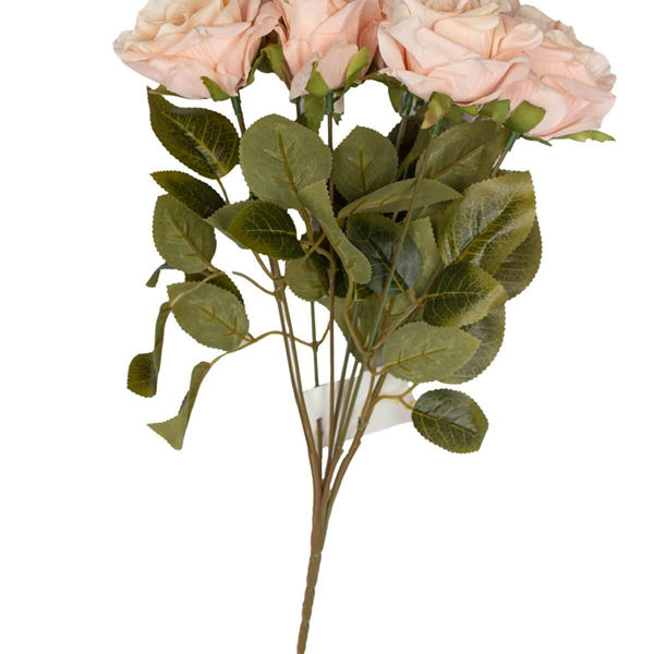 Yapay Gül Çiçeği Pastel Toz Pembe