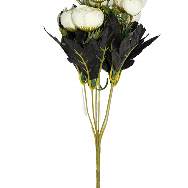 Yapay Şakayık Beyaz Gül Çiçeği