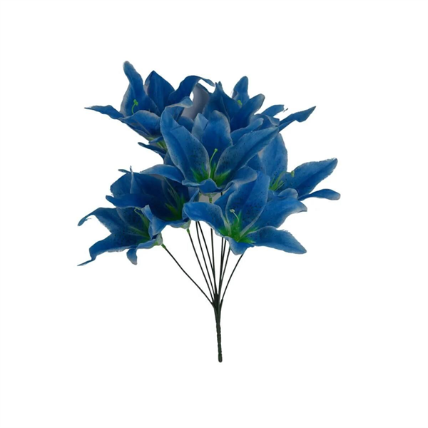 Yapay Zambak Çiçeği Mavi