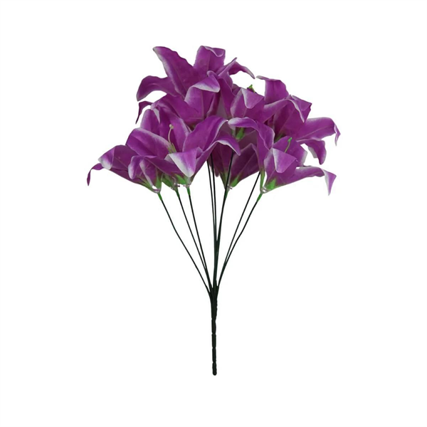 Yapay Zambak Çiçeği Mor